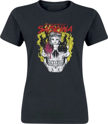 Chilling Adventures of Sabrina Skull Dámské tričko černá