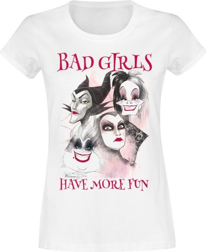 Disney Villains Bad Girls Have More Fun Dámské tričko bílá