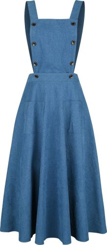 Banned Retro Šaty s kruhovou sukní Book Smart Šaty modrá