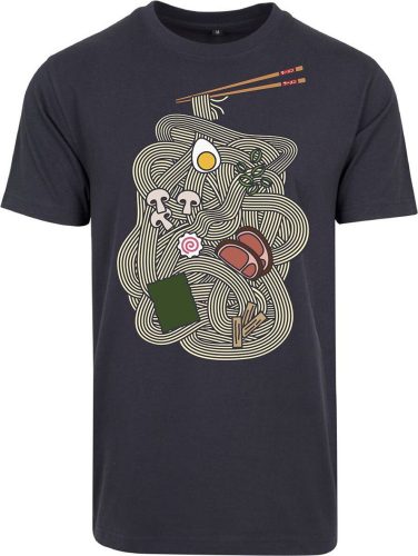 Zábavné tričko Psychedelic Ramen Tričko námořnická modrá