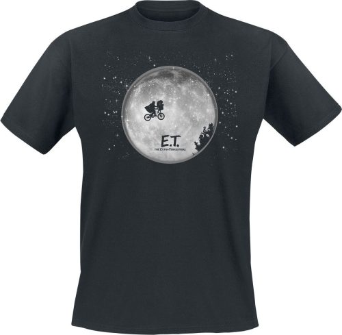 E.T. - Der Ausserirdische Moon Silhouette Tričko černá