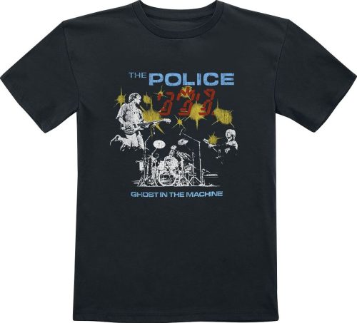 The Police Ghost In The Machine detské tricko černá