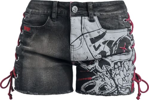 Five Finger Death Punch EMP Signature Collection Dámské šortky černá
