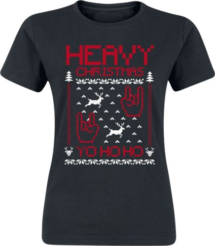 Sprüche Heavy Christmas Dámské tričko černá