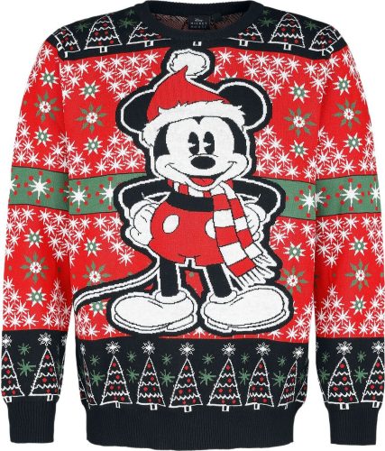 Mickey & Minnie Mouse Micky Maus Pletený svetr vícebarevný