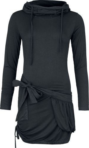 Black Premium by EMP High Neck Dress Šaty černá