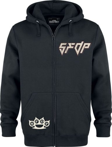 Five Finger Death Punch FFDP Mikina s kapucí na zip černá