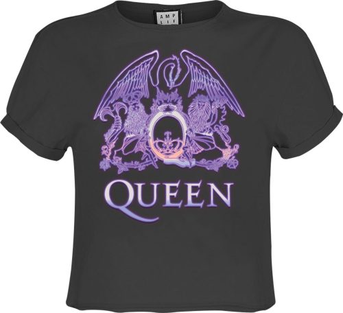 Queen Amplified Collection - Neon Sign Dámské tričko charcoal
