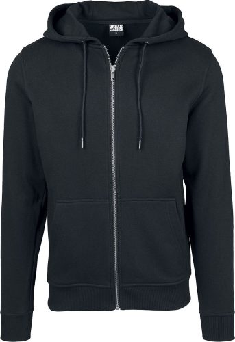 Urban Classics Basic Zip Hoodie Mikina s kapucí na zip černá