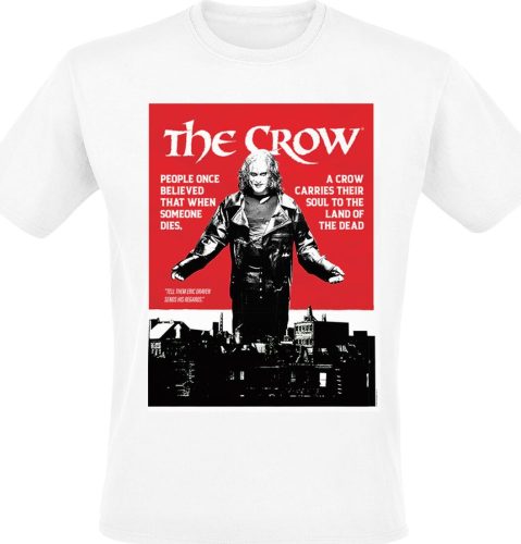 The Crow Eric Draven - Poster Tričko bílá
