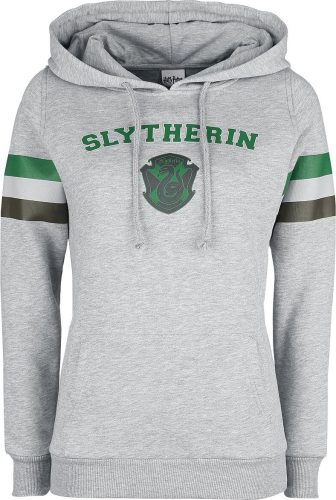Harry Potter Slytherin - College Stripes Dámská mikina s kapucí prošedivelá