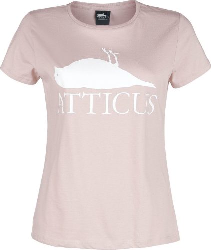 Atticus Basic tričko Brand Logo Dámské tričko světle růžová