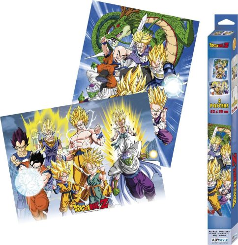 Dragon Ball Sada 2 ks plakátů Z - Groups - Chibi Design plakát vícebarevný
