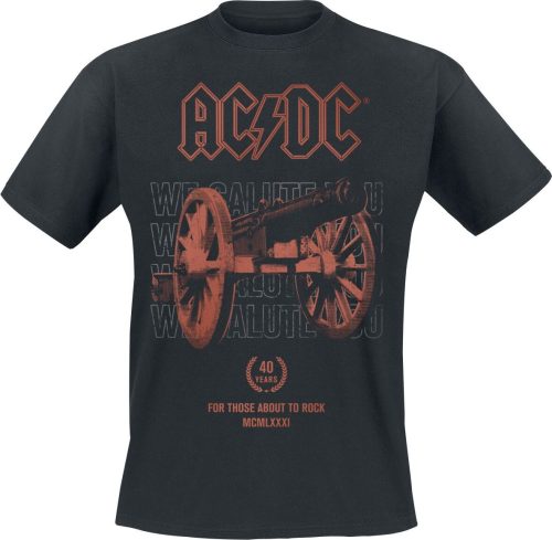 AC/DC For Those About To Rock Tričko černá