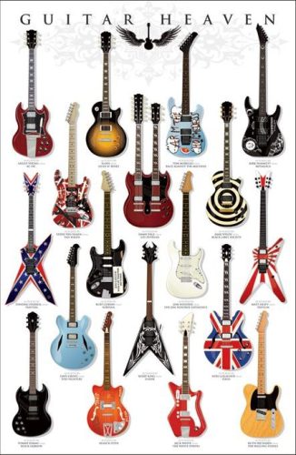 Guitar Heaven Guitars plakát vícebarevný