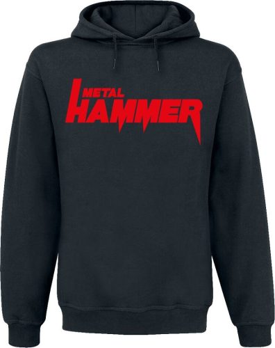 Metal Hammer Logo Mikina s kapucí černá
