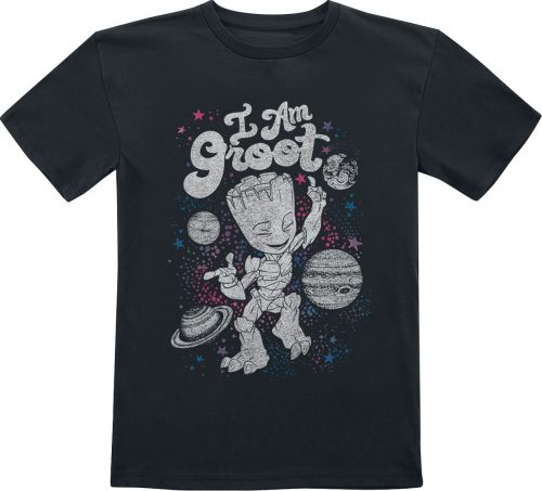 Strážci galaxie Kids - Celestial Groot detské tricko černá