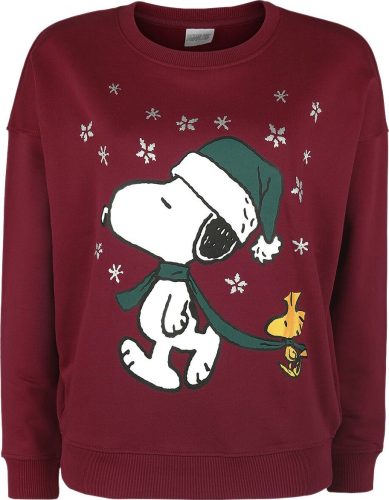 Peanuts Snoopy - Snow Dámská mikina červená