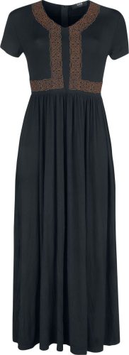 Black Premium by EMP Dlouhé šaty s lemem s keltským uzlem Šaty černá
