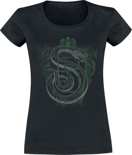 Harry Potter Slytherin - Snake Crest Dámské tričko černá