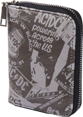 AC/DC Back in Black Peněženka cerná/šedá