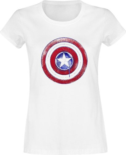 Captain America Shield Dámské tričko bílá