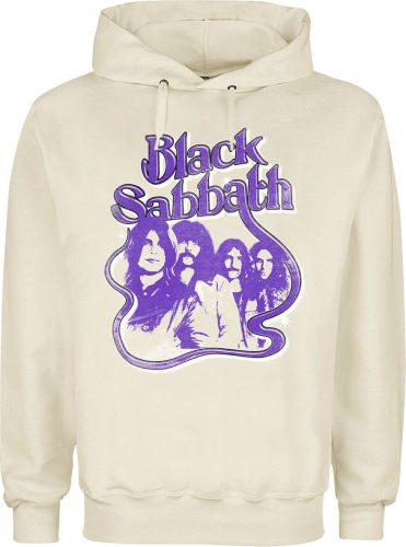 Black Sabbath Vintage Portrait Mikina s kapucí šedobílá