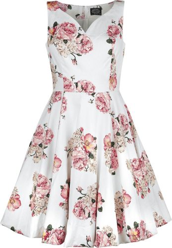 H&R London Šaty s kruhovou suknou Taraneh Šaty bílá/ružová