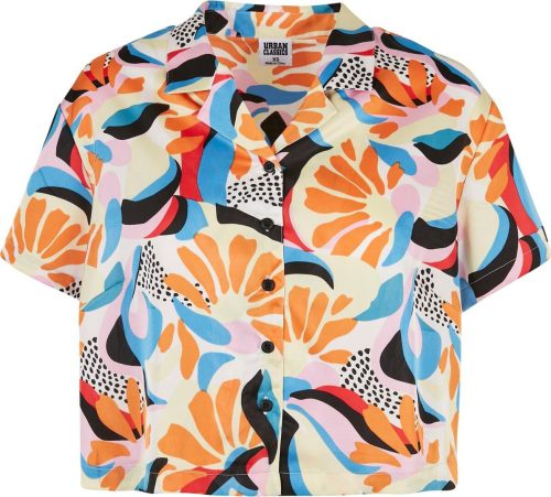 Urban Classics Saténová AOP košile Dámská košile vícebarevný