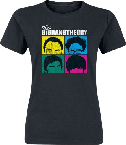 The Big Bang Theory Faces Dámské tričko černá