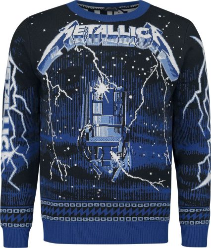 Metallica Ride The Lightning Christmas Jumper Pletený svetr vícebarevný