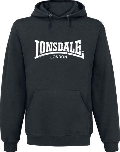 Lonsdale London Wolterton Mikina s kapucí černá
