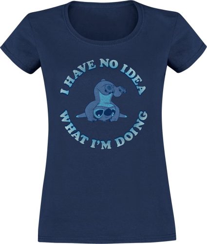 Lilo & Stitch I Have No Idea Dámské tričko modrá