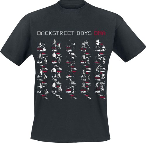 Backstreet Boys DNA Album Red Steps Tričko černá