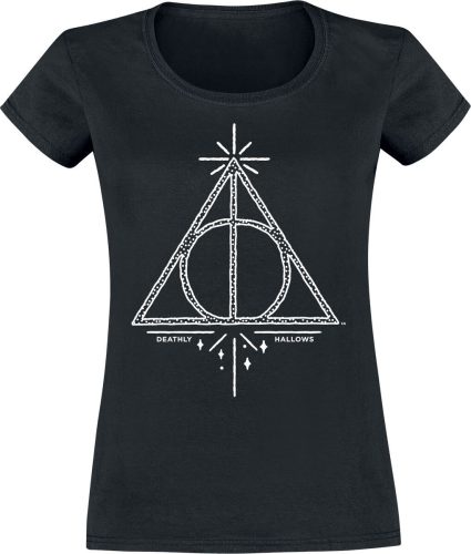 Harry Potter Deathly Hallows Dámské tričko černá