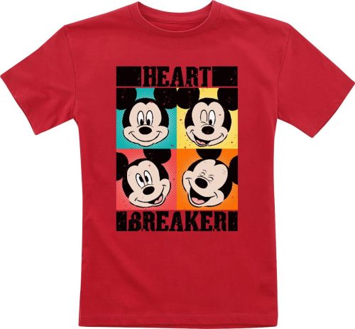 Mickey & Minnie Mouse Kids - Heartbreaker detské tricko červená