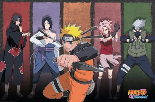Naruto Shippuden - Naruto & Allies plakát vícebarevný