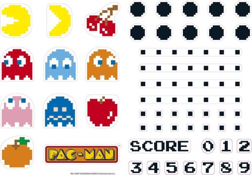 Pac-Man Samolepky Characters & Maze sada nálepek vícebarevný