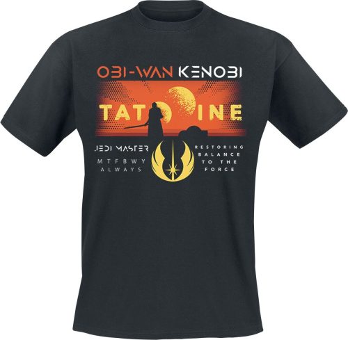 Star Wars Obi-Wan Kenobi - Tatooine Tričko černá