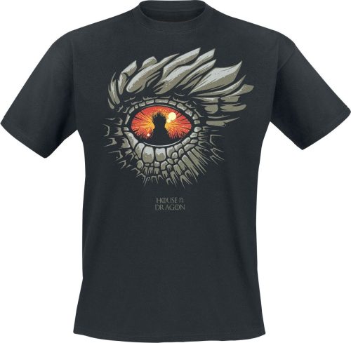 Game Of Thrones House Of The Dragon - Eye Of The Dragon Tričko černá