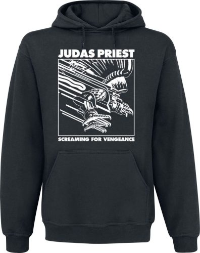 Judas Priest Colour Squared Design Mikina s kapucí černá