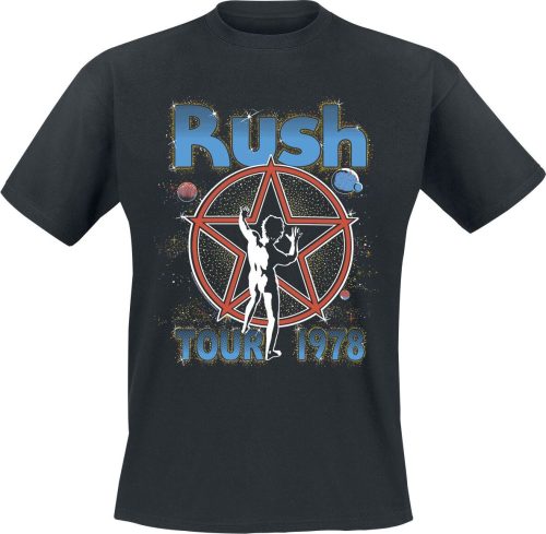 Rush Rush Starman Tour 78 Tričko černá