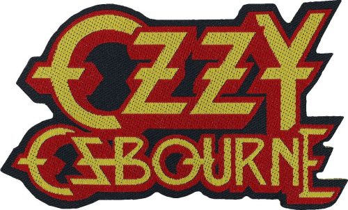 Ozzy Osbourne Logo Cut Out nášivka cervená/oranžová