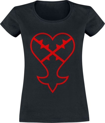 Kingdom Hearts Heartless Symbol Dámské tričko černá