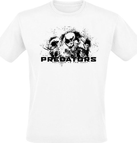 Predator Predators - Welcome To The Hunt Tričko bílá