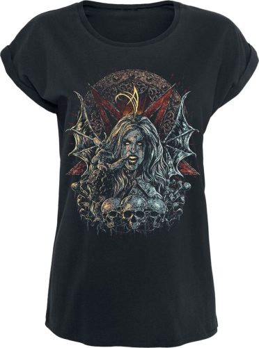 Alissa Skull Design Dámské tričko černá