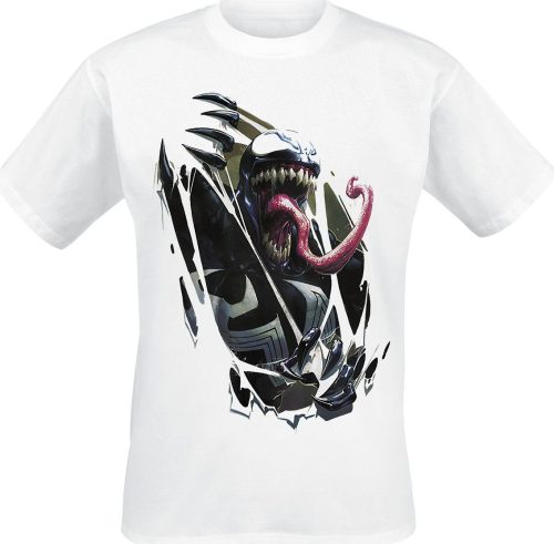 Venom (Marvel) Chest Burst Tričko bílá