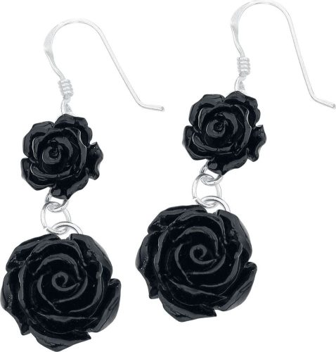 etNox Black Roses sada náušnic standard