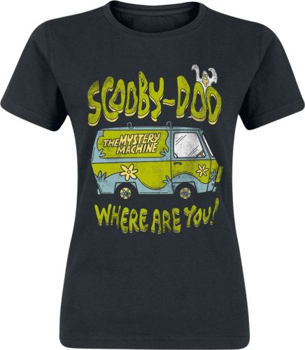 Scooby-Doo Where Are You! Dámské tričko černá