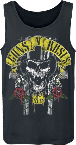 Guns N' Roses Top Hat Tank top černá